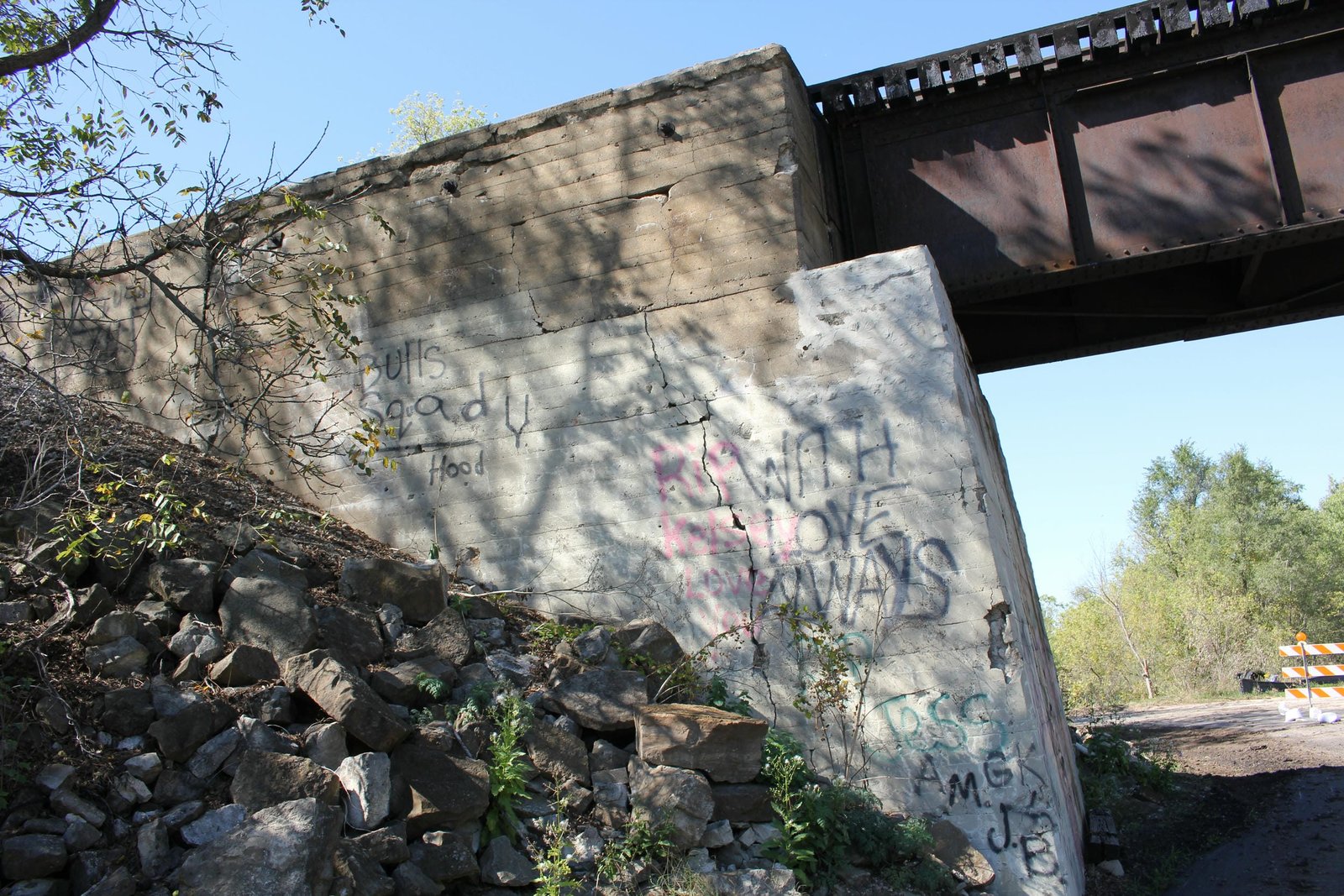 West abutment
